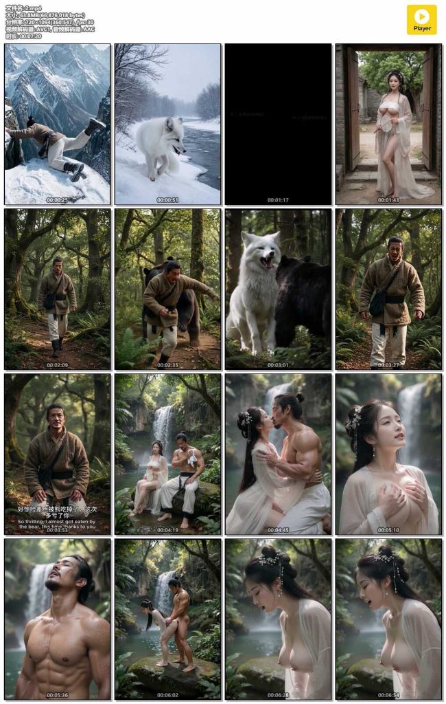 [AI短剧系列][雪山救狐狸1-3集-高清视频系列]